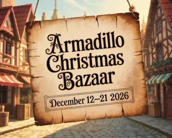 Armadillo Christmas Bazaar 2026