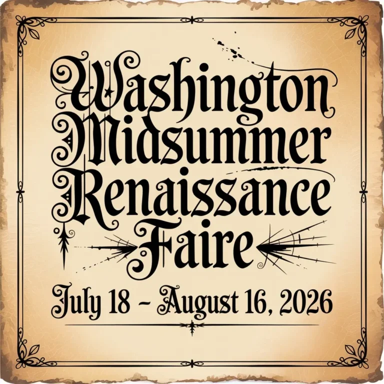Washington Midsummer Renaissance Faire 2026
