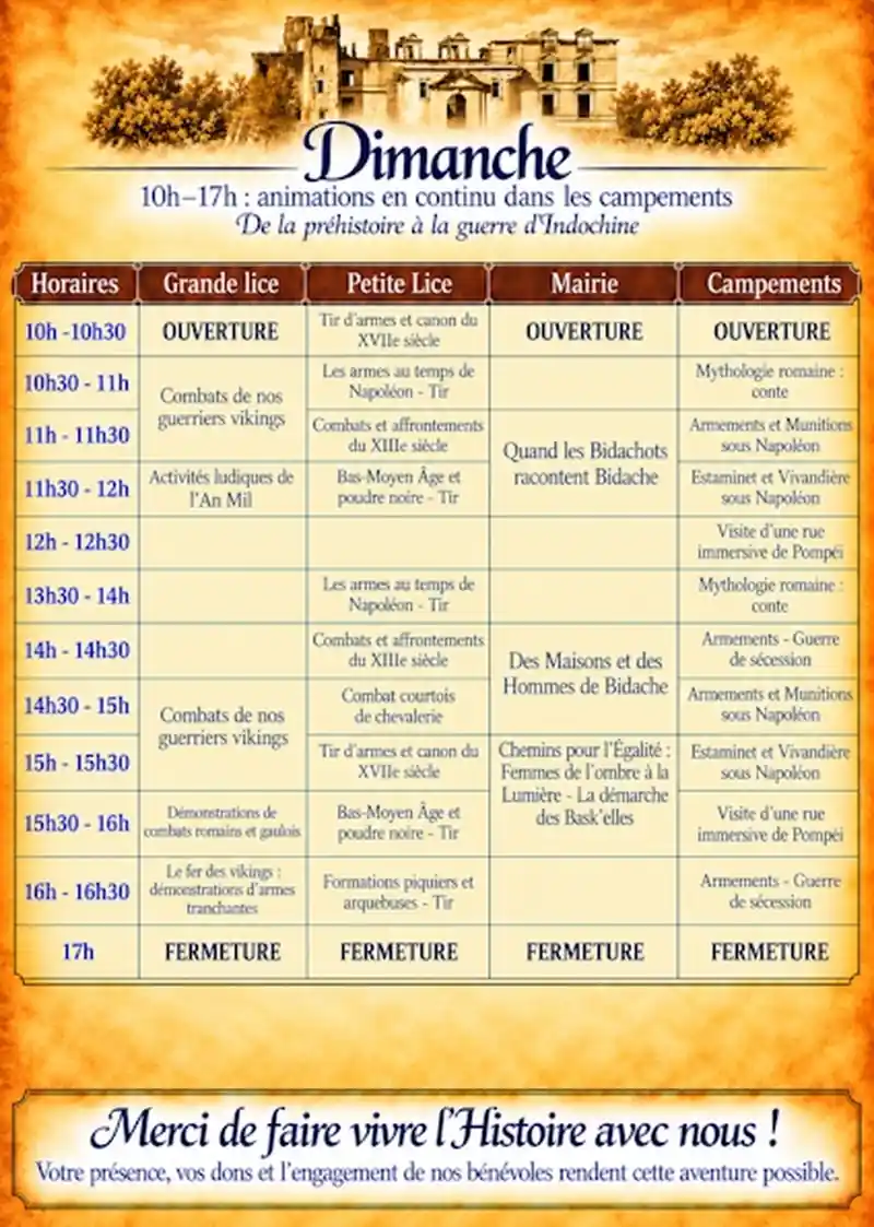 Les Historiques de Bidache 2026
