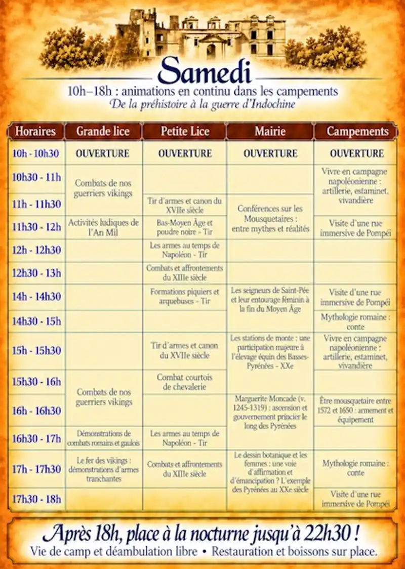 Les Historiques de Bidache 2026