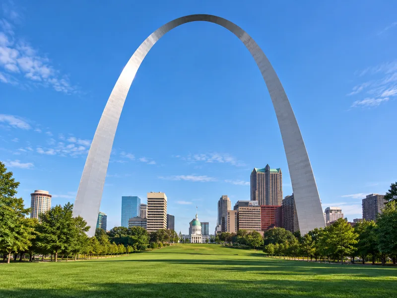 Gateway Arch, St. Louis, Missouri, United States.